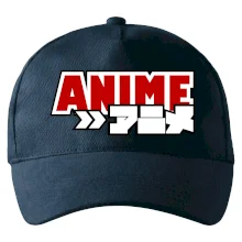 Anime nápis červený