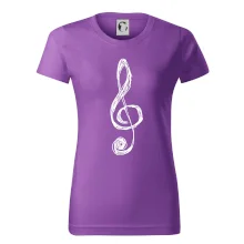 Husľový kľúč kreslený