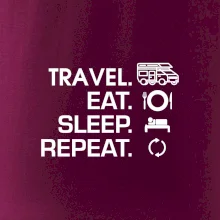 Eat sleep travel - alkovna