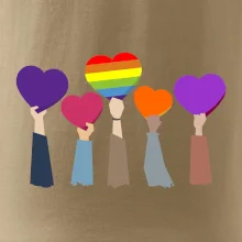 LGBT ruky srdce