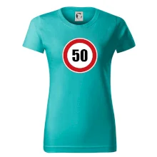 Dopravná značka - obmedzenie rýchlosti 50