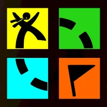 Geocaching logo farebné