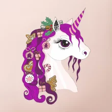 Vianočný jednorožec