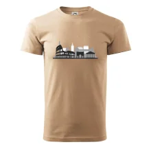 Rím silueta pamiatky Rím silueta pamiatky