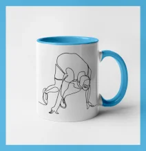 Bežec na štarte jedným ťahom