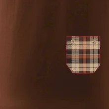 Flanelové triko hnědé