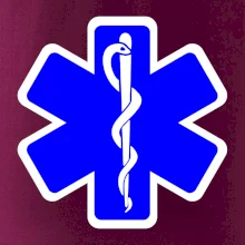 Rescue - Hviezda na prsníku + nápis na chrbte