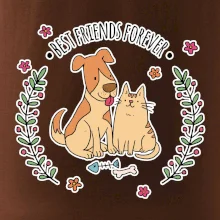 Mačka a pes best friends