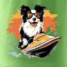 Border Kólia na vodnom skútri