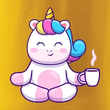 Yoga - jednorožec káva