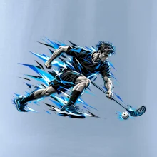 Florbalový sprint v modrých blescích