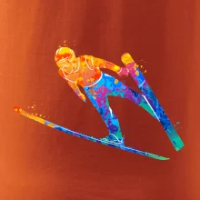 Skokan na lyžiach splash