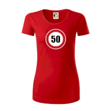 Dopravná značka - obmedzenie rýchlosti 50 Dopravná značka - obmedzenie rýchlosti 50