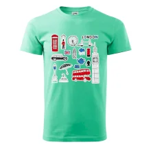 Velká Británie - kreslené ikonky