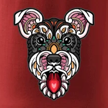 Knírač hlava barevná