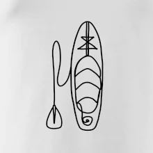 Paddleboard jedním tahem