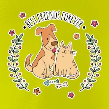 Mačka a pes best friends