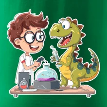 Chemik a dinosaurus - chlapec