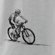 MTB kreslený cyklista