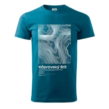 Kôprovský štít - vrstevnice v obdĺžniku