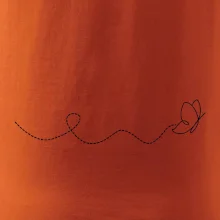 Dráha letu motýľa - vlnovka Dráha letu motýľa - vlnovka