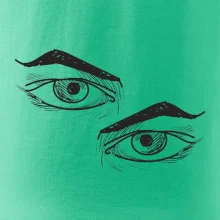 Párový motív - oko naštvané