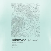 Klínovec - vrstevnice v obdĺžniku