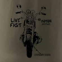 Motorka kresba live fast
