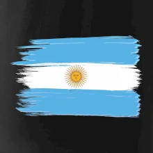 Argentína vlajka kreslená štetkou