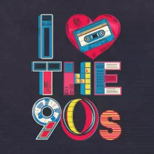Aj love 90s - srdce a kazeta