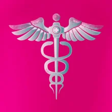 Hrdinovia zdravotníctva - logo (Pecka design)