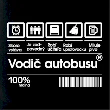 Čiarový kód - Vodič autobusu
