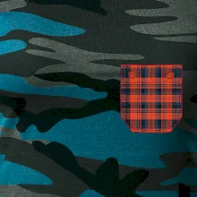 Flanelové triko červené