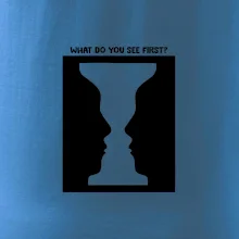 What do you see first? Pohár - Tváre