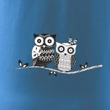 Dve sovy abstraktné