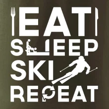 Eat sleep ski repeat