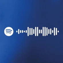 Spotify kód na prsníku