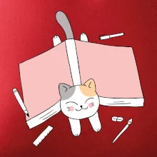 Učenie na štátnice mačka