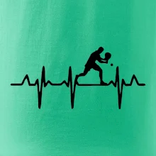 EKG stolný tenista stojaci