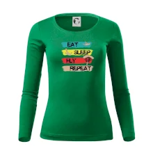 Eat Sleep Fly Repeat Paragliding Eat Sleep Fly Repeat Paragliding