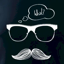 Mustache what? Mustache what?