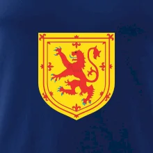 Škótsky lev na hrudi