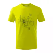 Basketbalista jedným ťahom - výskok