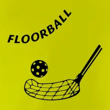 Floorball nápis šikmo