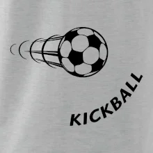 Kickball nápis šikmo