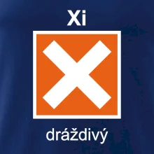 Xi Dráždivý - Výstražná tabuľka na tričku Xi Dráždivý - Výstražná tabuľka na tričku