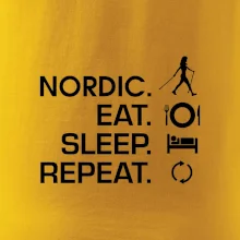 Nordic walking eat sleep