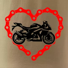 Moto srdce reťaz - superšport