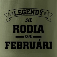 Legendy sa rodia vo februári