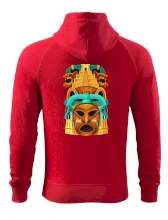 Mayová maska s pyramídou